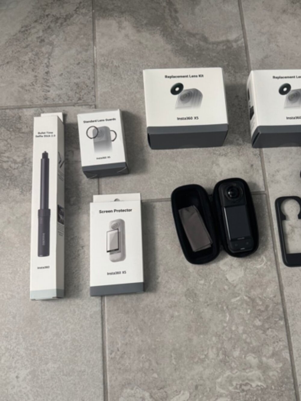 Insta360 X5 Camera + Accessories